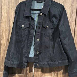 Women's Dark Wash Denim Jacket by Venezia.